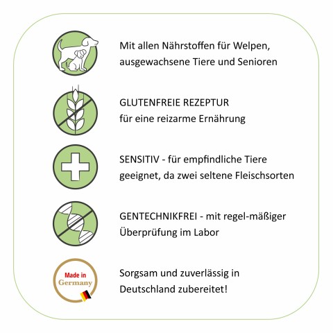 Hund Hundefutter Nassfutter RyDog Ziege&Pferd 200g 6 Stück -5- Anifit