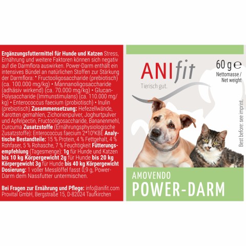 Cat Dog Accessories Supplements Power-Digest (Power Darm) 60g 1 Piece -4- Anifit